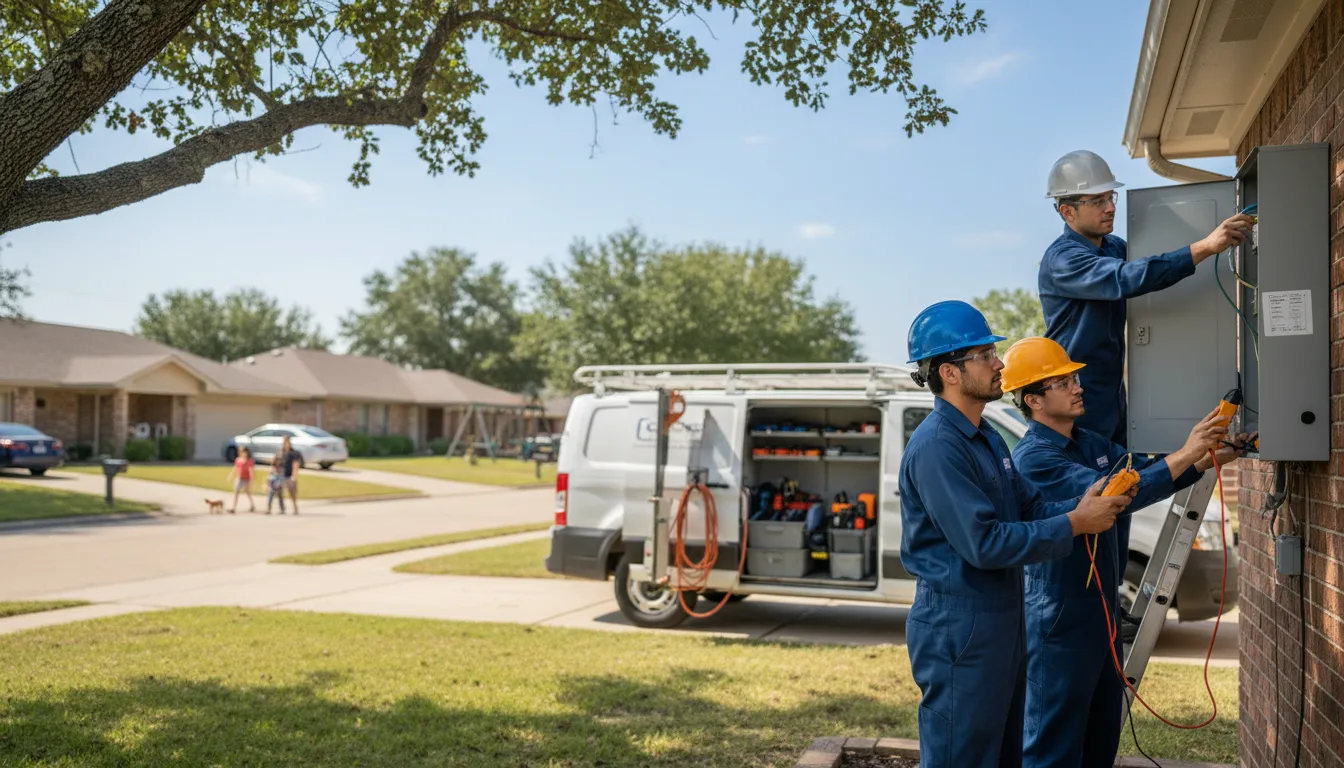Certified electrician providing emergency electrical services in Lucan, MN